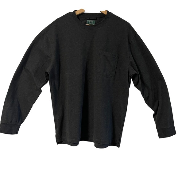 Woolrich Other - Woolrich Green Label Mens Long Sleeve Pocket T-Shirt Charcoal Gray Large L